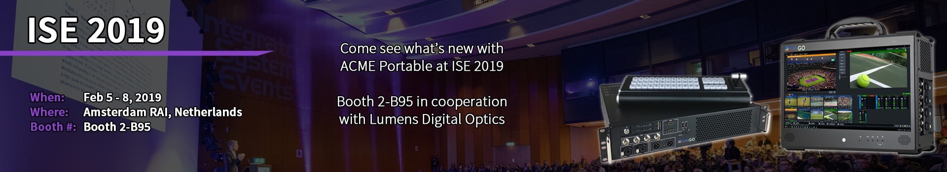 ISE 2019 Banner