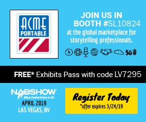 NAB Show Registration Button