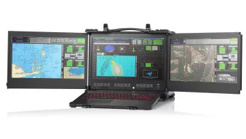 FlexPAC III - Triple 17.3" HD displays in a high performance, rugged portable