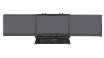 MegaPAC L3 - Triple 24" HD displays in a high performance, rugged portable