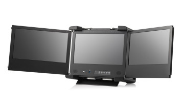 MilPAC III Lite - a rugged triple display system
